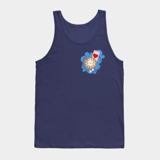 Late Late Heart Card Tank Top